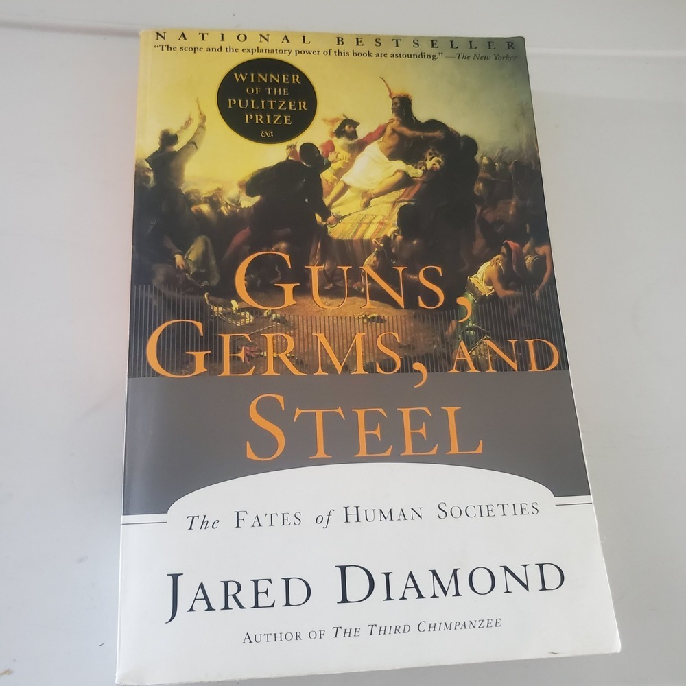 Guns Germs and Steel Jared Diamond Pulitzer Prize Winner History Paperback 1999